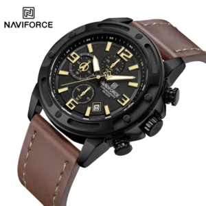 NAVIFORCE 2025 New Men Quartz Watches Multifunctional Trend Male Luxury Wristwatch 3ATM Waterproof
