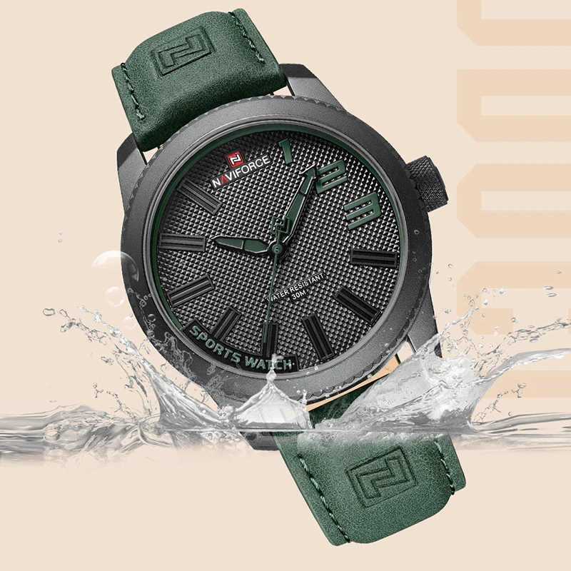 NAVIFORCE Popular Male Wristwatch Military Sports Shockproof Waterproof – Image 5