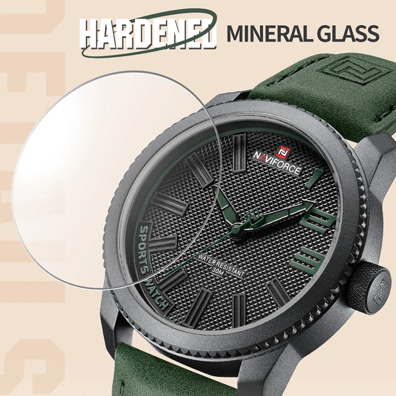 NAVIFORCE Popular Male Wristwatch Military Sports Shockproof Waterproof – Image 6